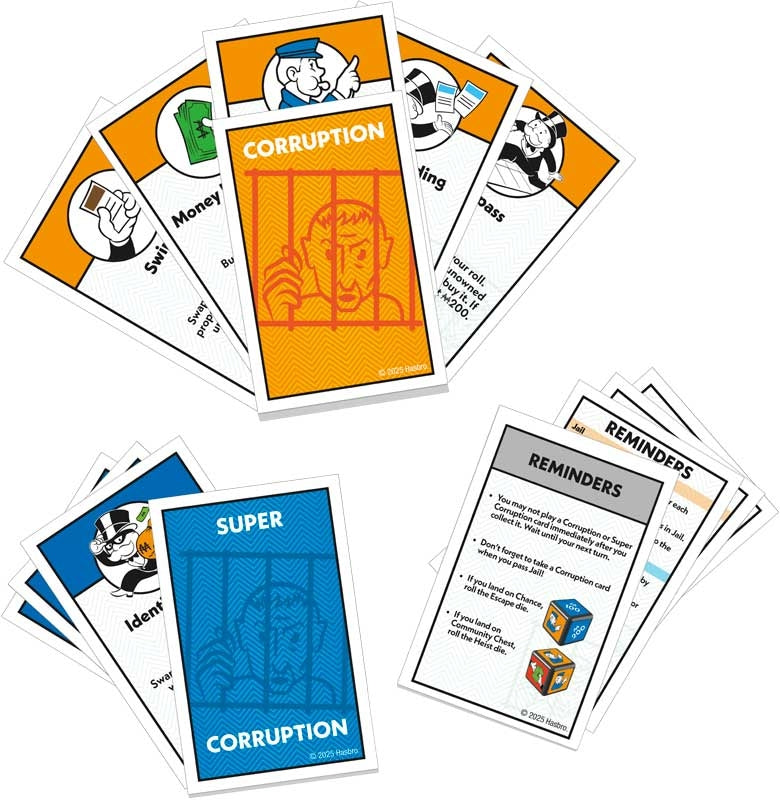 Monopoly Go To Jail Card Game