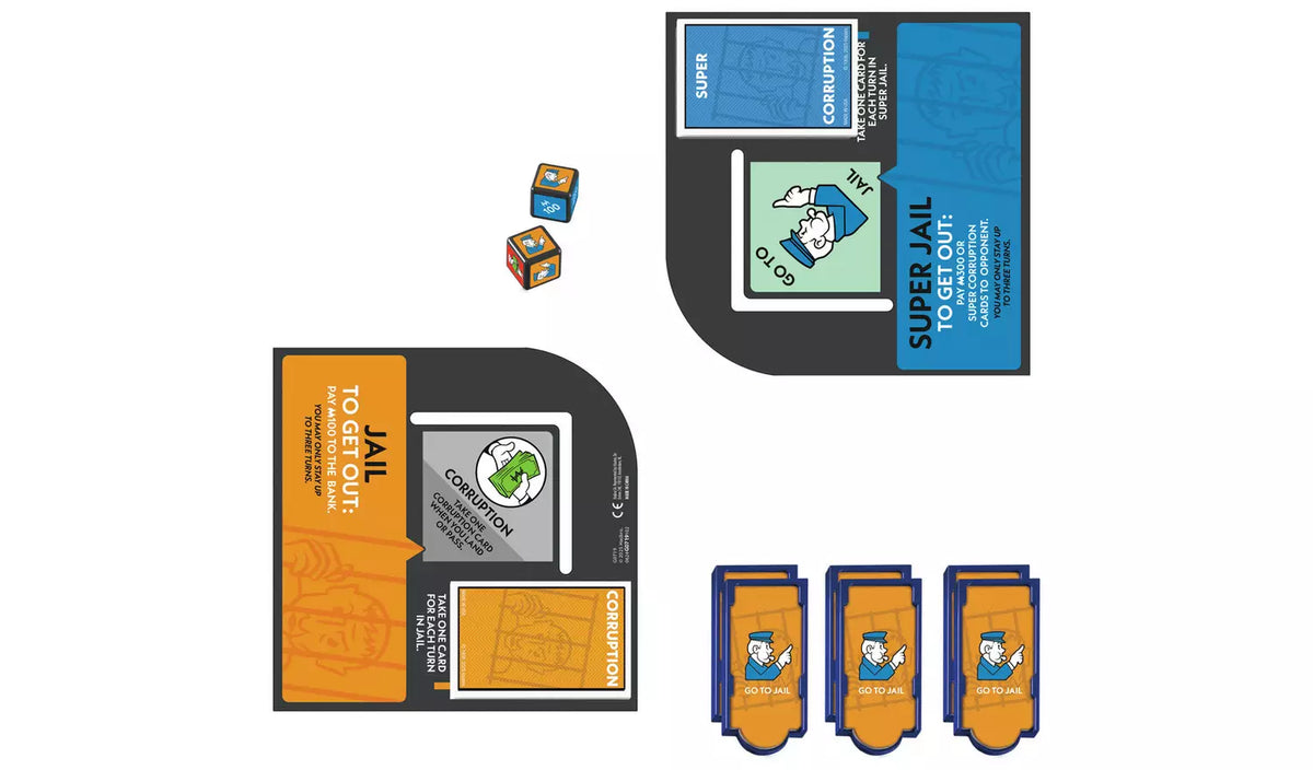 Monopoly Go To Jail Card Game