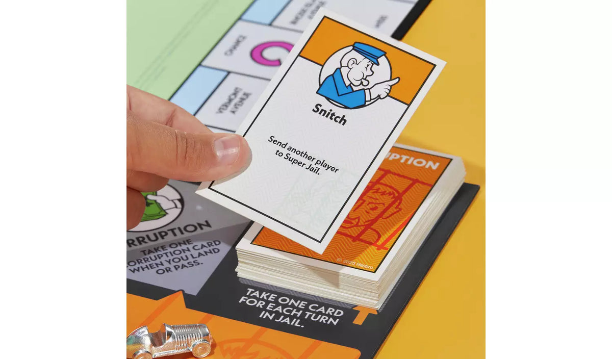 Monopoly Go To Jail Card Game
