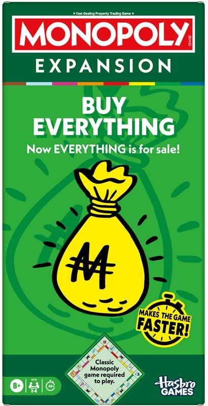 Monopoly Buy Everything Card Game