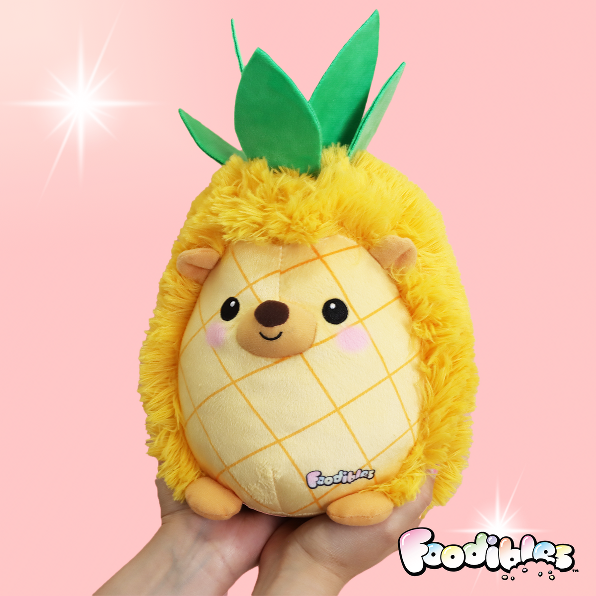 FOODIBLES LARGE SCENTED PLUSHIES - PINEAPPLE HEDGEHOG