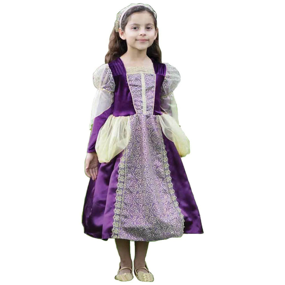Amscan - Child Amethyst Queen With Headband Costume 6-8 Years