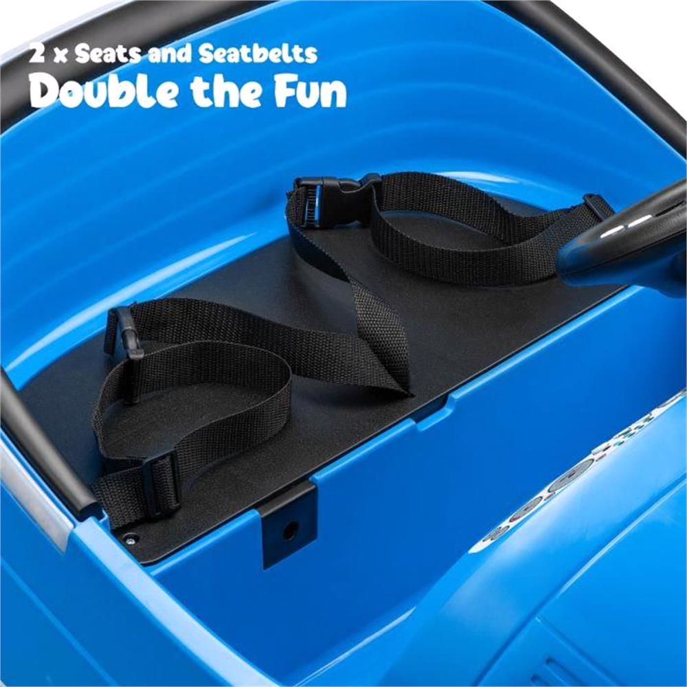 Xootz 12V Bumper Buddies - 2 seaters Brown box with poster