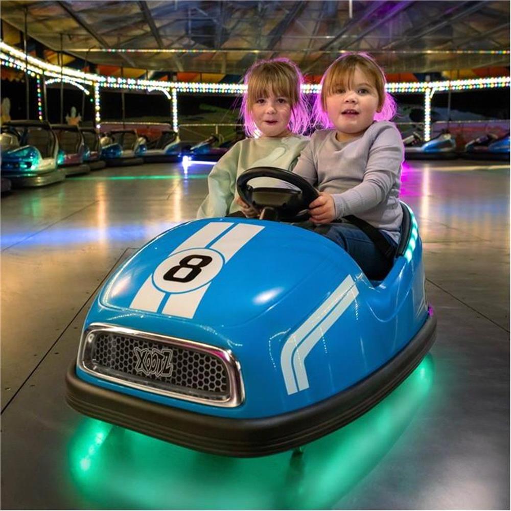 Xootz 12V Bumper Buddies - 2 seaters Brown box with poster
