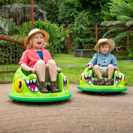 Xootz Bumper Car - Dinosaur Brown box with poster