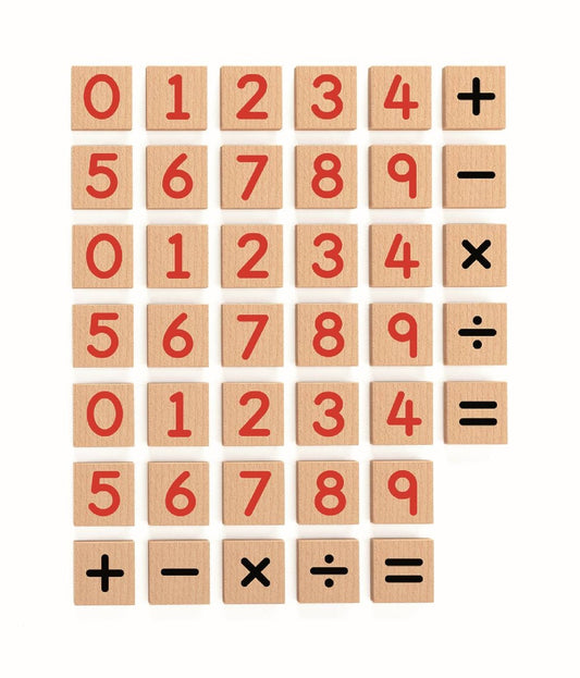 Viga - Magnetic Number- 40 Pieces Set