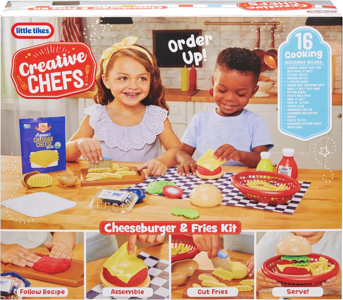 Little Tikes Creative Chefs Cheeseburger & Fries Kit