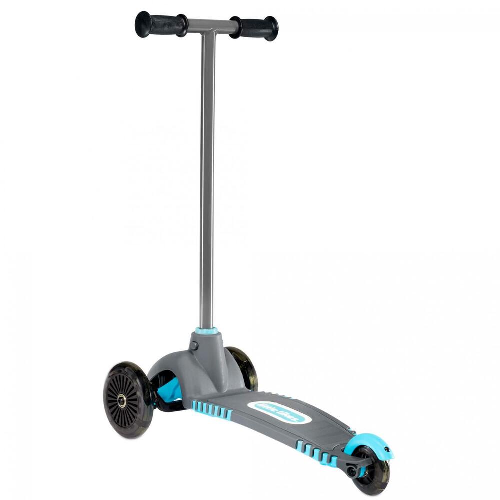 Little Tikes - Lean To Turn Scooter With Lights - Teal & Grey