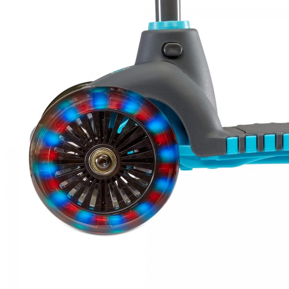 Little Tikes - Lean To Turn Scooter With Lights - Teal & Grey