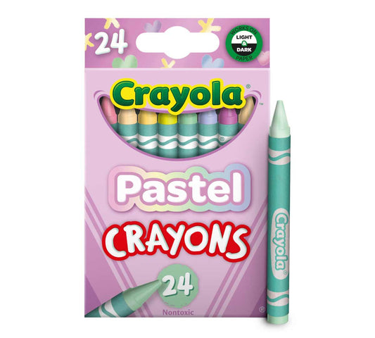 24CT PASTEL CRAYONS