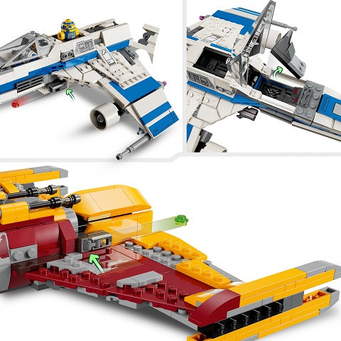 LEGO 75364 New Republic E-wing VS Shin Hati's Starfighter