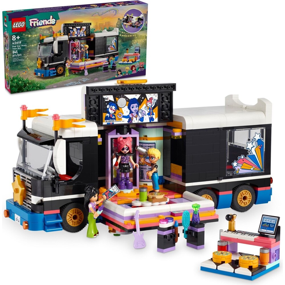 Lego Friends Pop Star Music Tour Bus