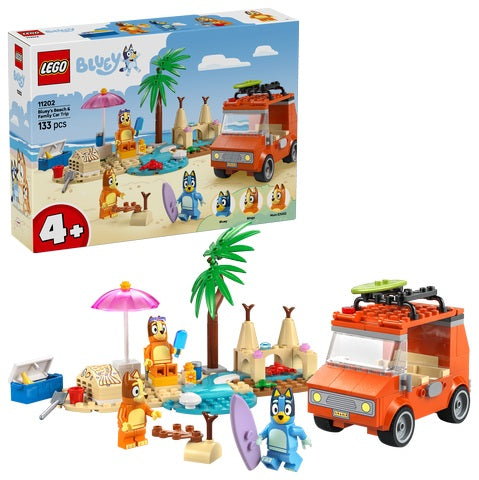 LEGO DUPLO Bluey’s Beach & Family Car Trip (11202)