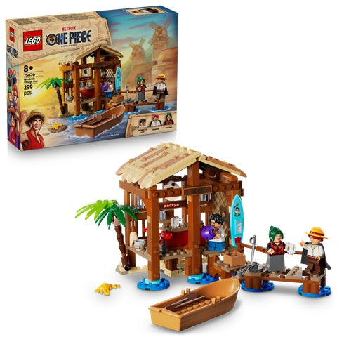 LEGO Windmill Village Hut Building Set (75636) – 299 Pieces
