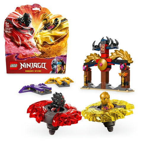 LEGO NINJAGO Dragon Spinjitzu Battle Pack (71826) – 186 Pieces