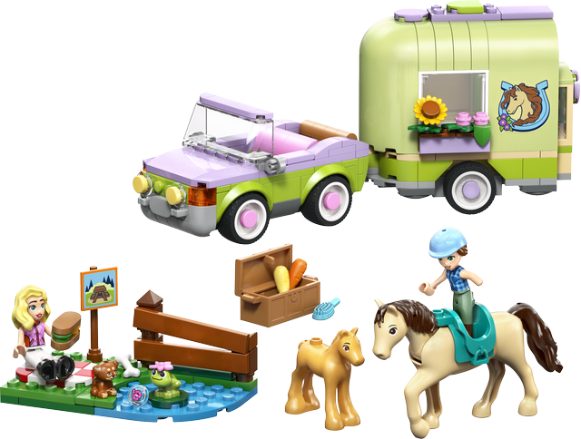 LEGO 42695 Horse and Baby Foal Trailer
