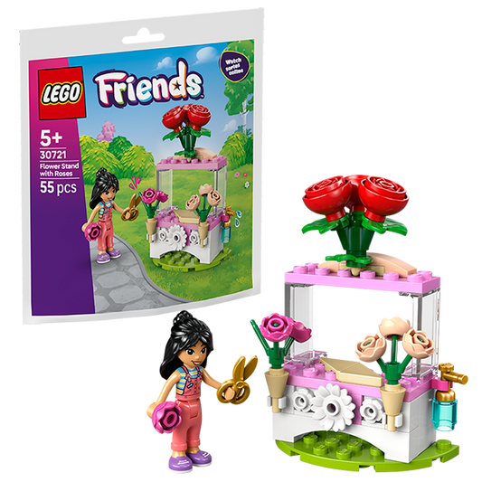 30721 Flower Stand with Roses