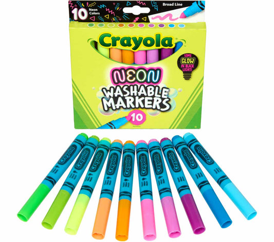 10CT NEON BL MARKERS