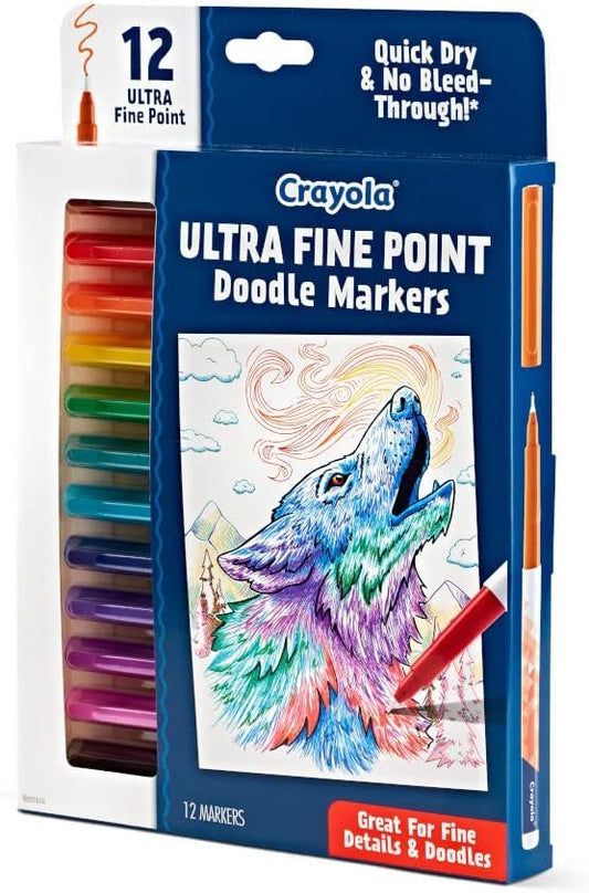 12 CT ULTRA-FINE POINT DOODLE MARKERS