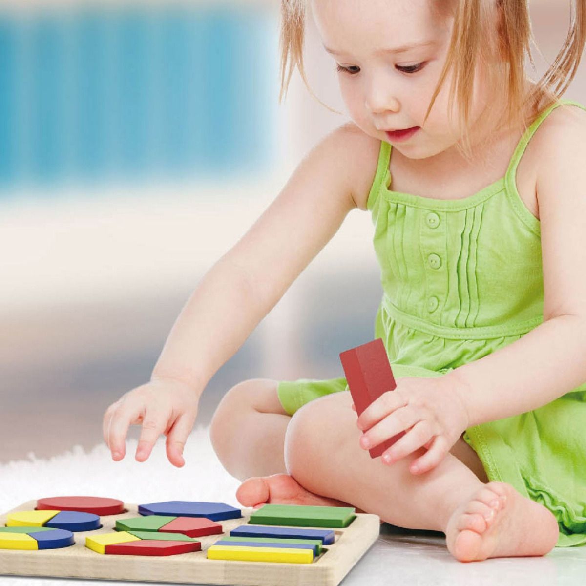 Viga - Shape Block Puzzle Set