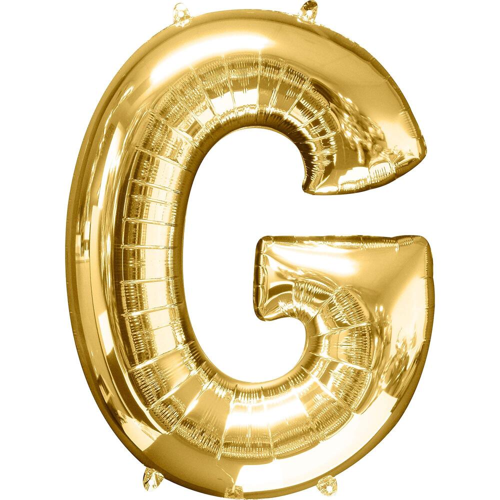 Balloon - Gold - Letter G