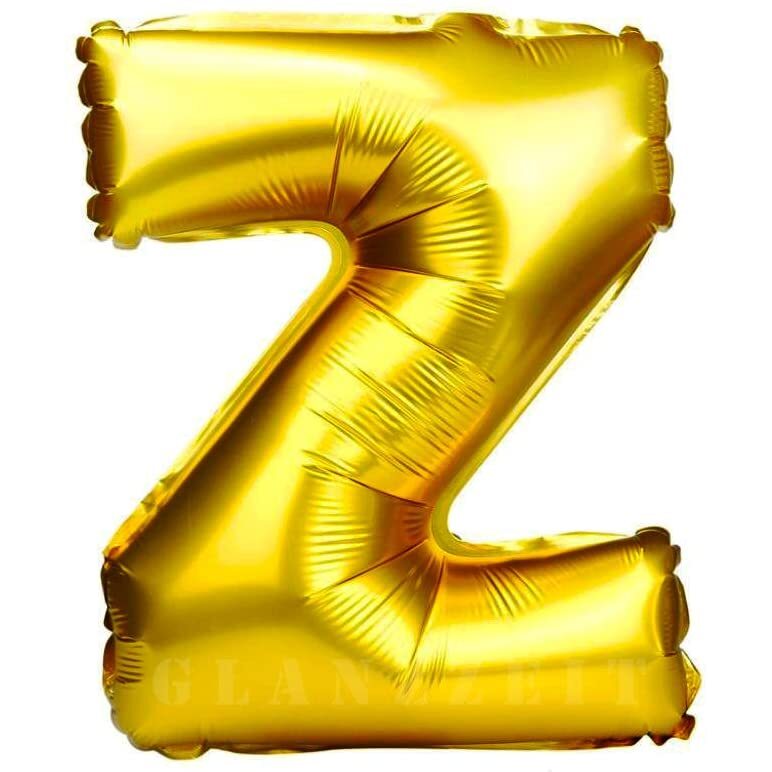 Balloon - Gold - Letter Z