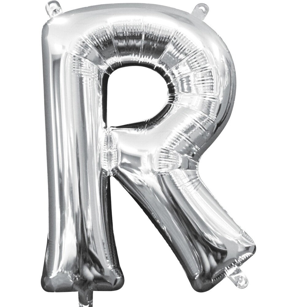 Balloon Silver - Letter R