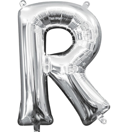Balloon Silver - Letter R