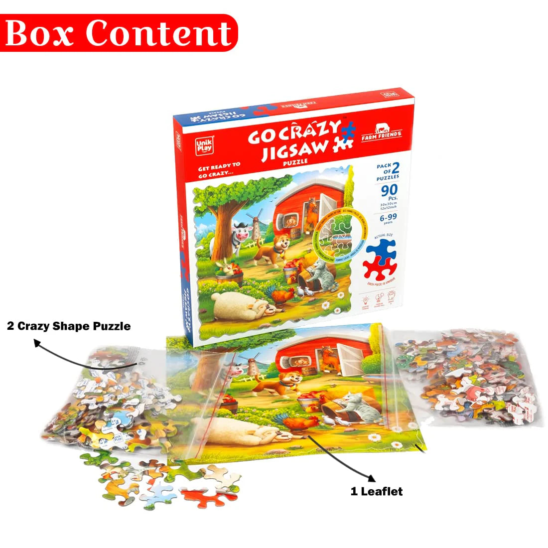 GO CRAZY JIGSAW - FARM