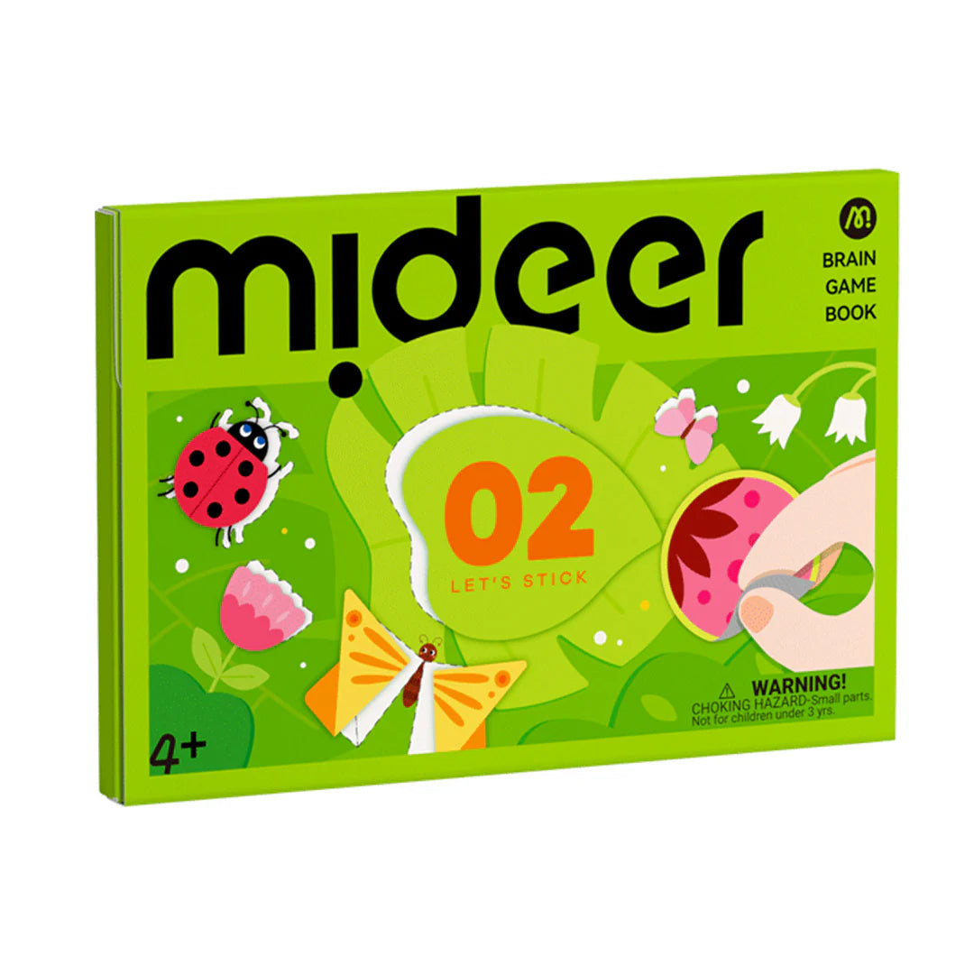 mideer Level Up Brain Gamebook - Let's Stick Level 2