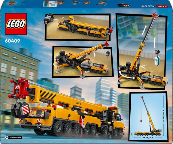 Lego - 60409 Yellow Mobile Construction Crane