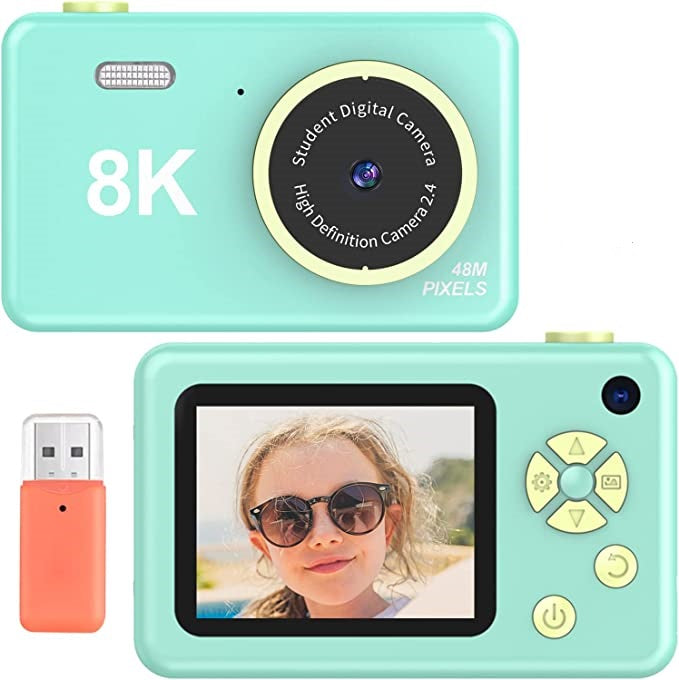 Spturn - Children's 8K Digital Camera- Green
