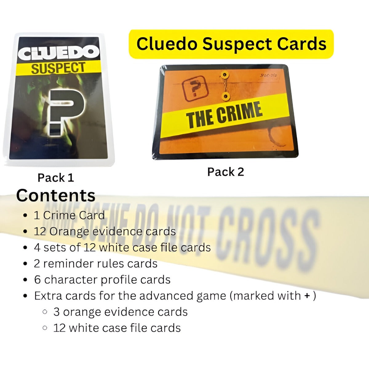 Cluedo Suspect Cards