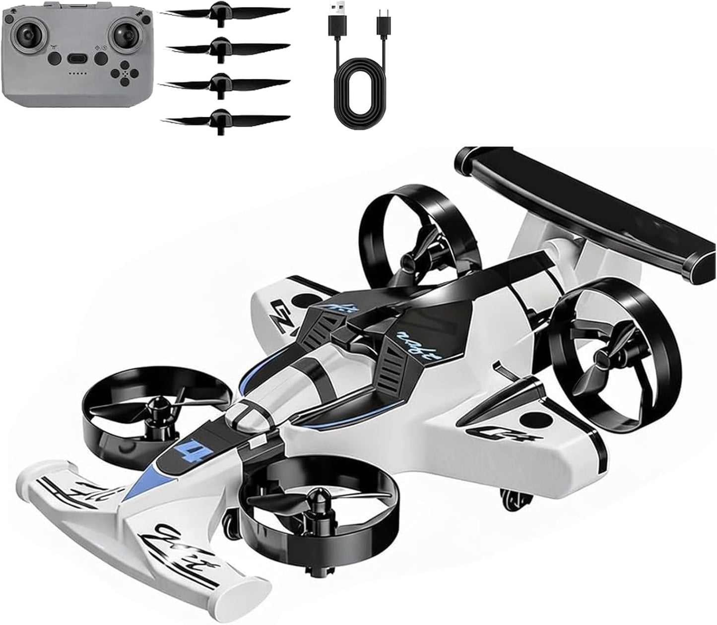 2-in-1 Land & Air RC Drone