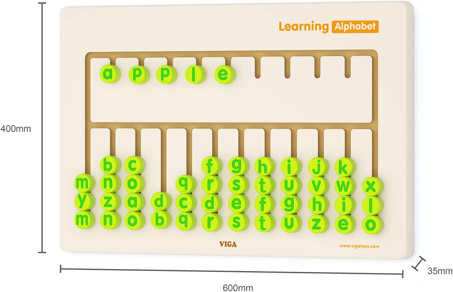Viga - Wall Toy, Learning Alphabet