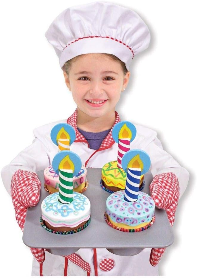 Wooden Cupcake Set