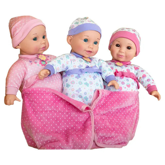 Baby Amoura Lovable Triplets- 14 Inch