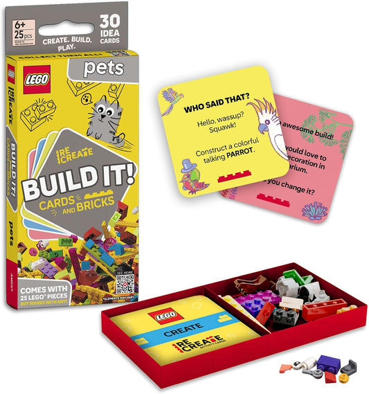LEGO RECREATE ACTIVITY CARDS - PETS