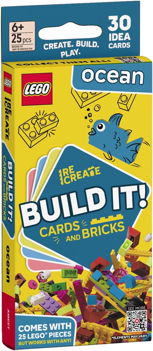 LEGO RECREATE ACTIVITY CARDS - OCEAN