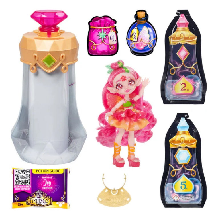 MAGIC MIXIES S1 WAVE 2 PIXLINGS DOLL SINGLE PACK - ROSE