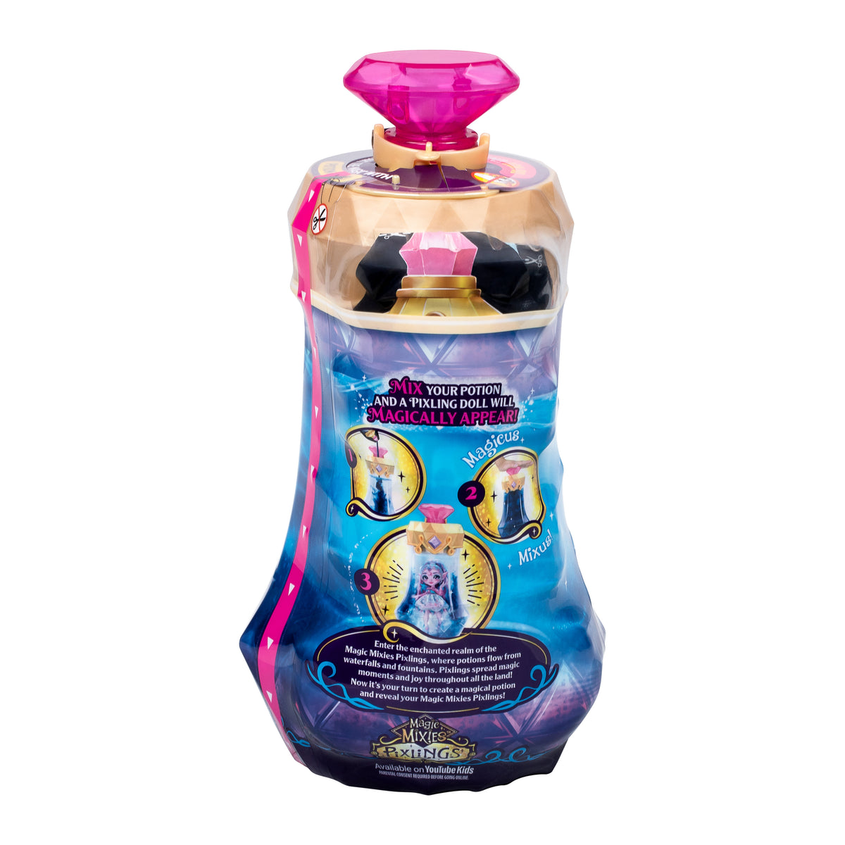 MAGIC MIXIES S1 WAVE 2 PIXLINGS DOLL SINGLE PACK - ROSE