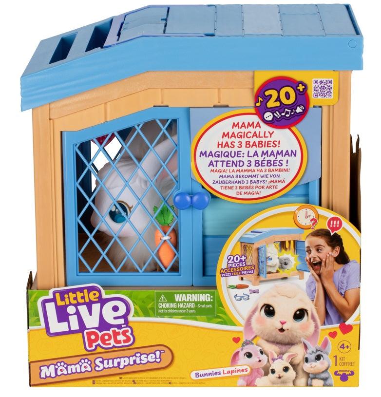 LITTLE LIVE PETS S3 MAMA SURPRISE BUNNY PLAYSET