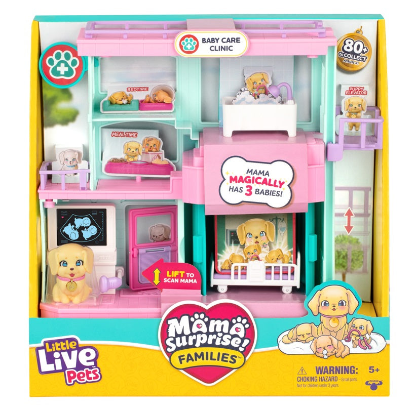 LITTLE LIVE PETS MAMA SURPRISE S1 FAMILIES BABY CARE CLINIC