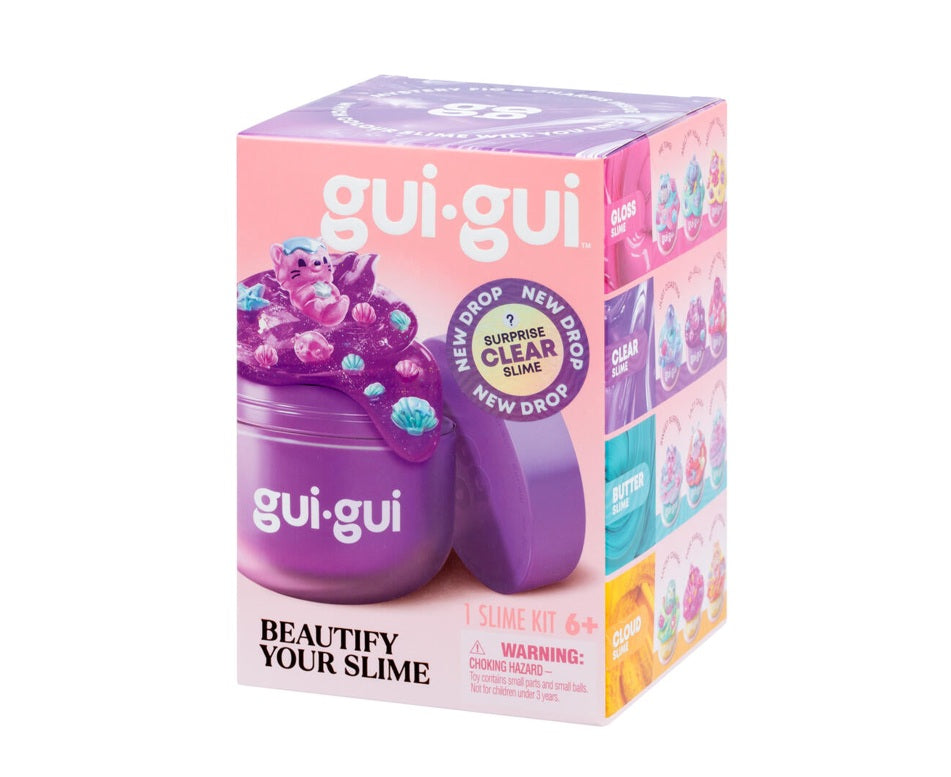 GUIGUI BEAUTIFY YOUR SLIME SINGLE PACK-CLEAR
