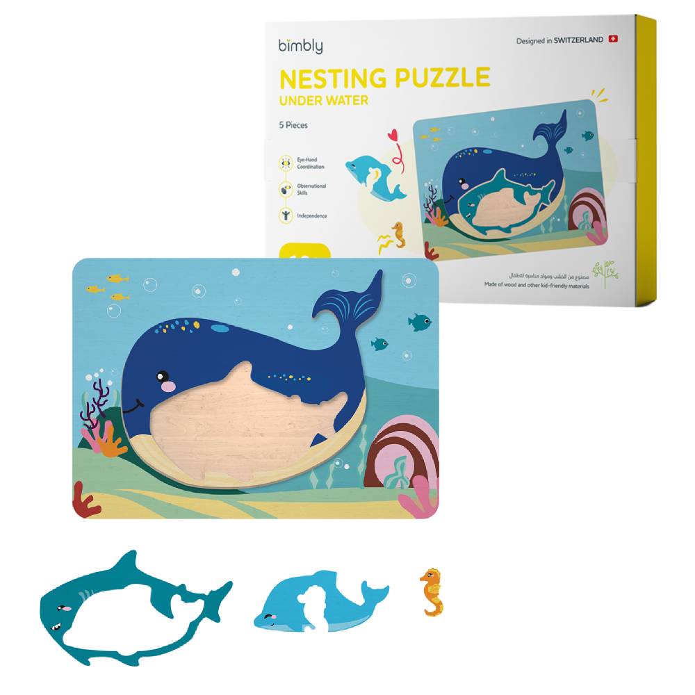 Bimbly - Nesting Puzzle - Underwater