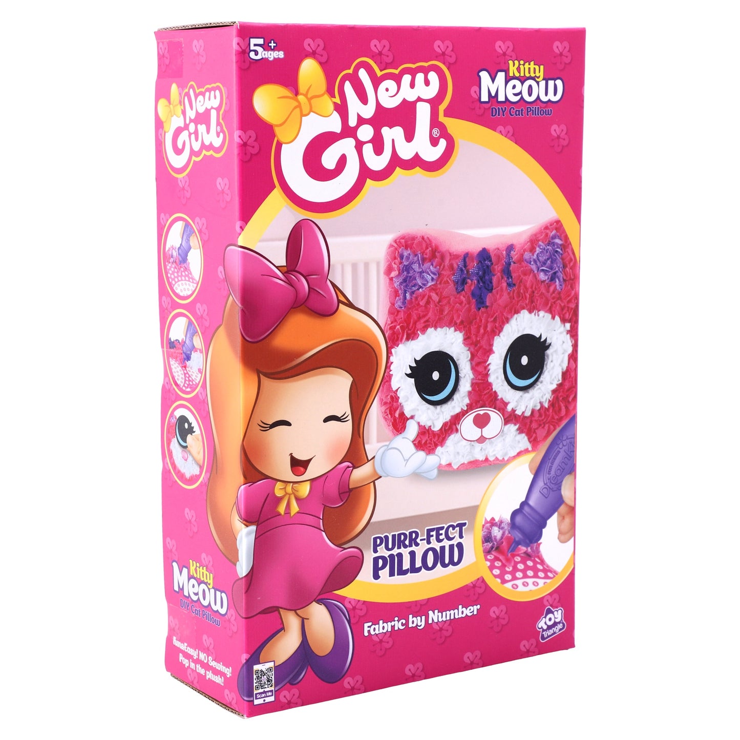 New Girl DIY Pillow Kitty Meow