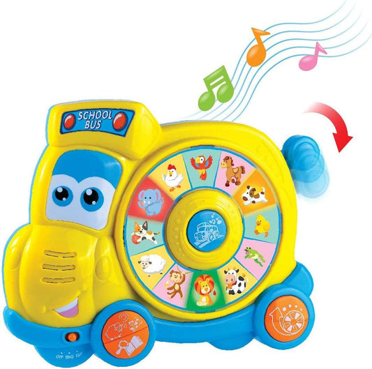 LITTLE LEARNERS SPIN N LEARN SCHOOL BUS