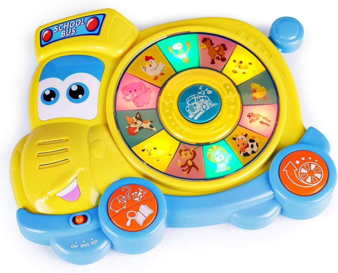 LITTLE LEARNERS SPIN N LEARN SCHOOL BUS