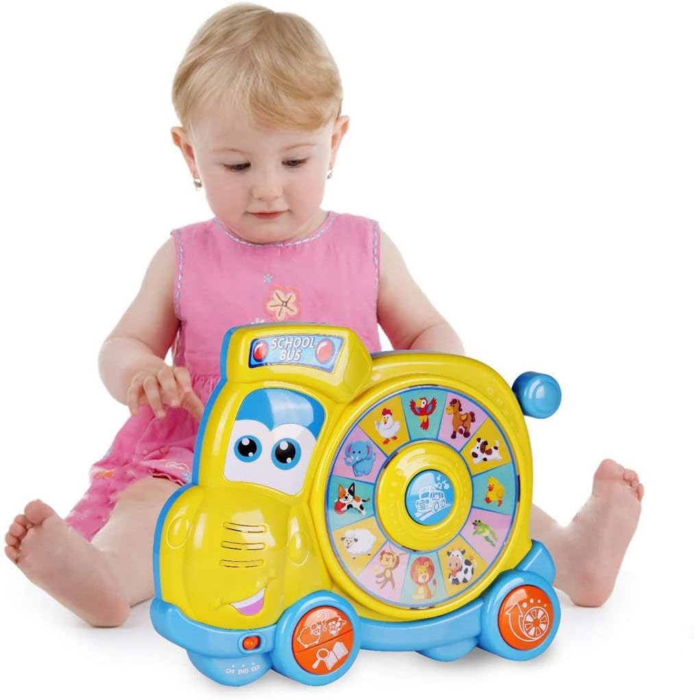 LITTLE LEARNERS SPIN N LEARN SCHOOL BUS