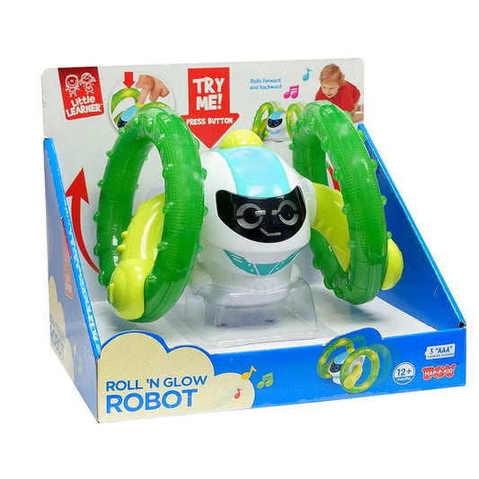 Little Learners - Roll N Glow Robot